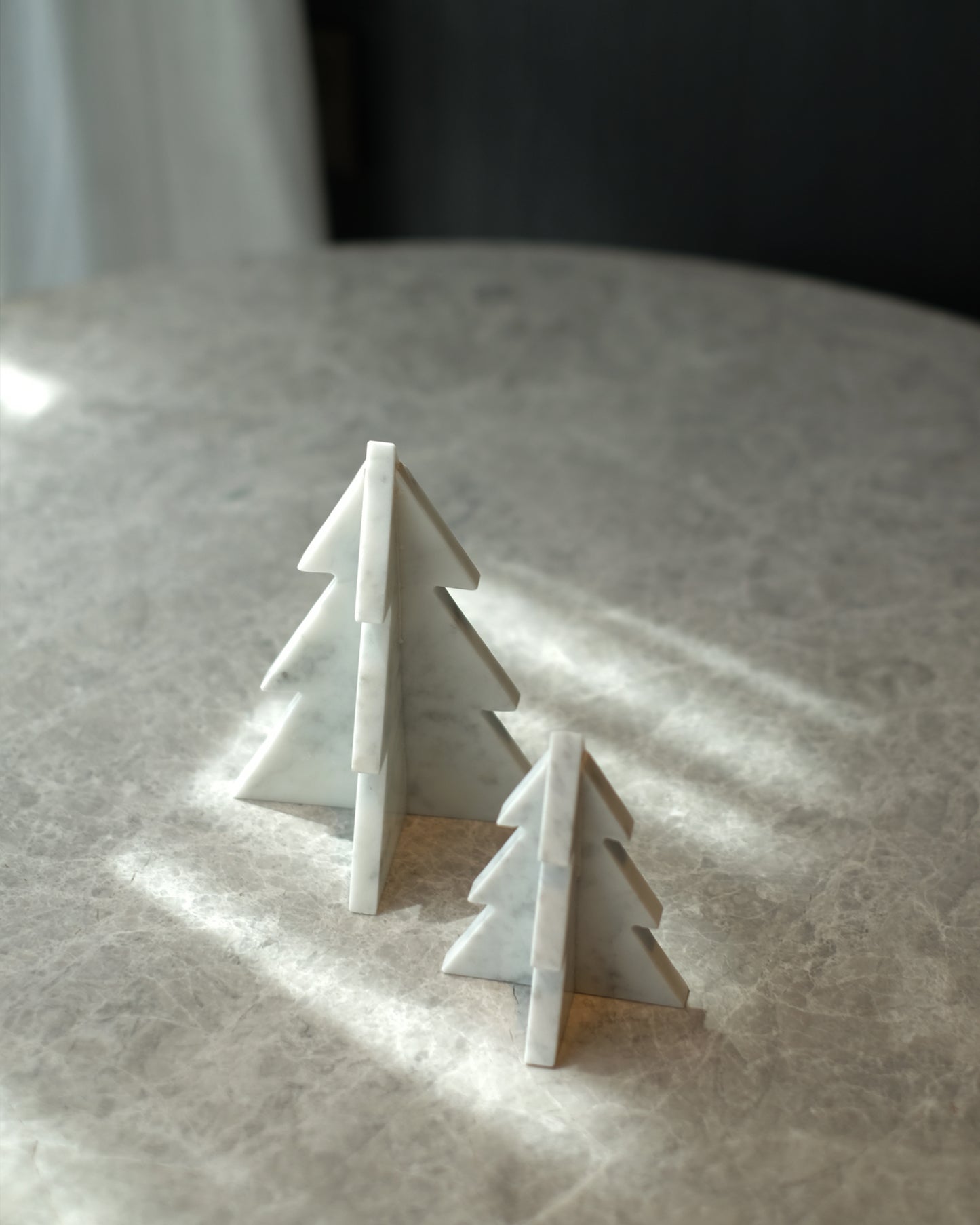 White Christmas Tree Set